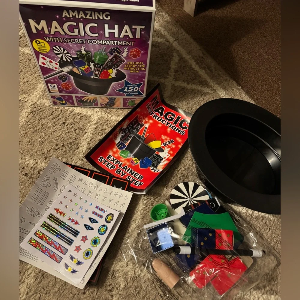 Amazing Magic Hat with Secret Compartment